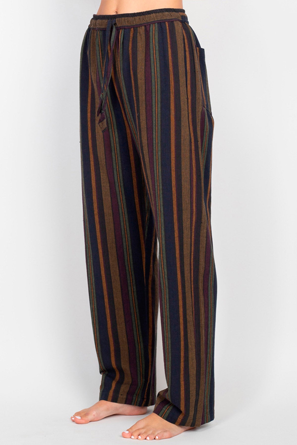 UniSex DS Stripe Pants: M Charcoal
