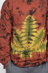 Cannabis Leaf Pullover Tie-dye Hoodie