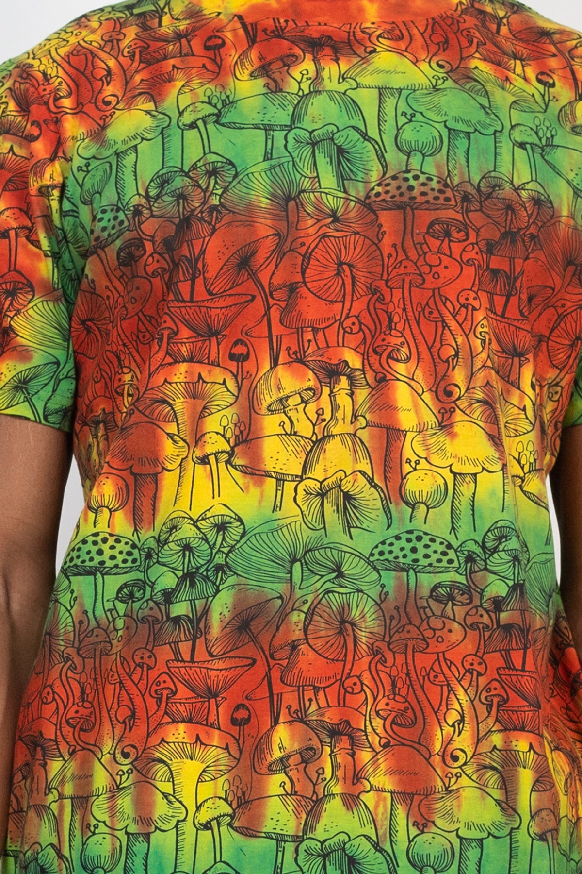 Rasta Tie Dye Printed T Shirt