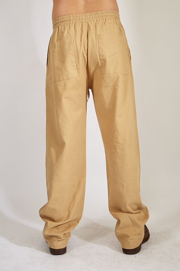 Casual Hemp Cotton Pants