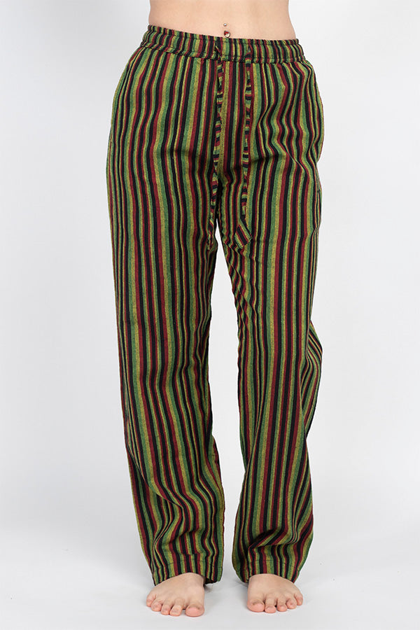 Rasta Reggae Stripes UniSex Drawstring Pants