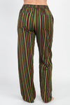 Rasta Reggae Stripes UniSex Drawstring Pants