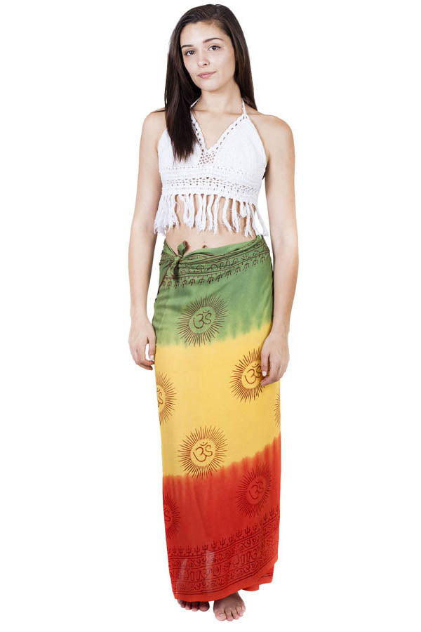 Women's Mantra Rasta Sarong Wrap beach Cover Up