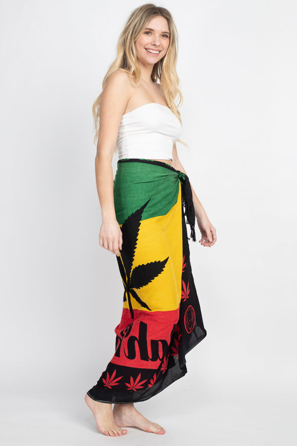 JahRoots Leaf Sarong