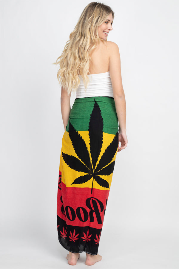 JahRoots Leaf Sarong