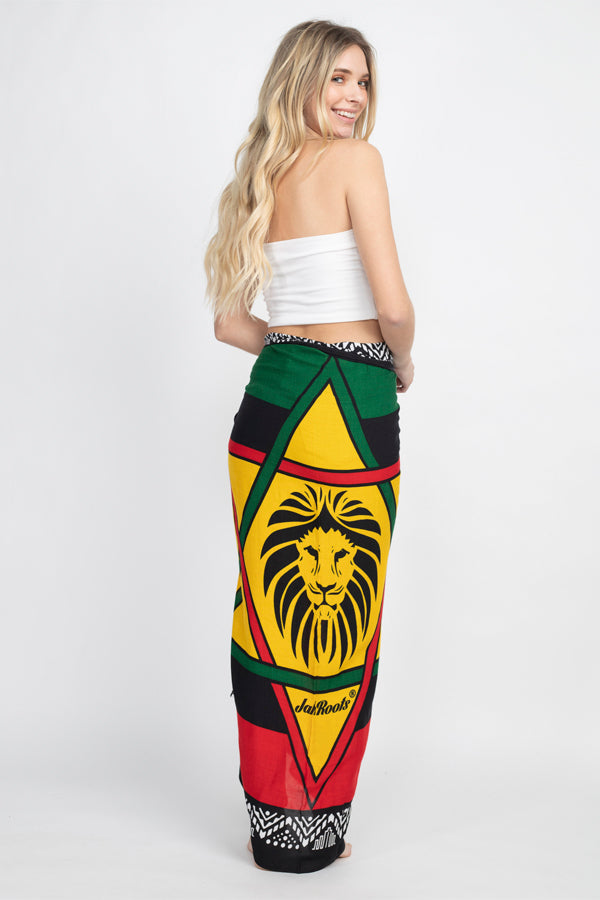 Rasta Star Lions Sarong