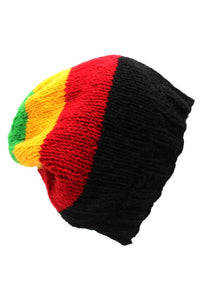 Rasta Wool Knit Hat