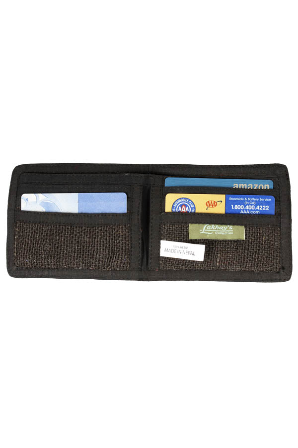 Rasta Striped Hemp Wallet