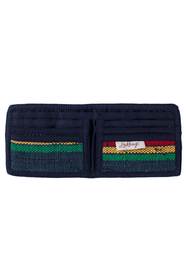 Rasta Striped Hemp & Cotton Wallet