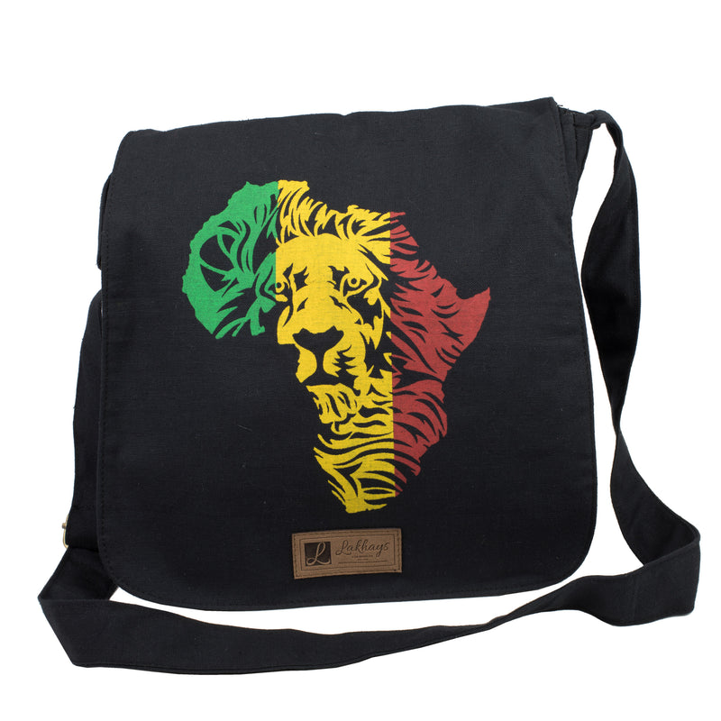 Rasta Africa Lion Messenger Bag