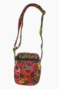 Rasta Marijuana Leaf Mini Crossbody Bag