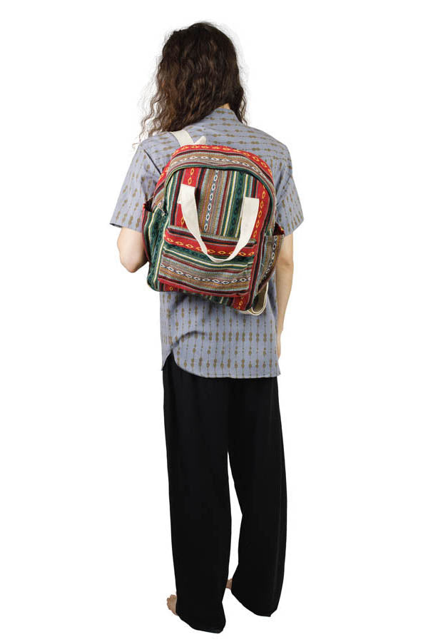 Vintage Boho Gheri Convertible Backpack