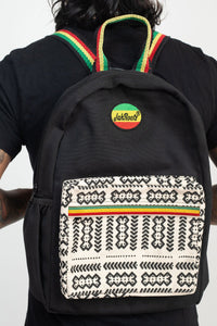 Jah Roots Rasta Tribal Front Pocket Backpack